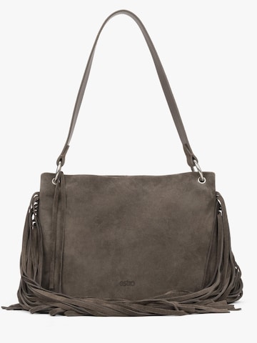 Borsa a spalla '990231' di Estro in grigio: frontale