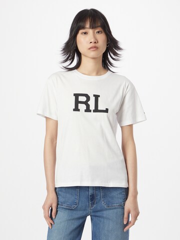 Polo Ralph Lauren T-shirt 'Pride' i vit: framsida