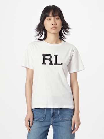 Polo Ralph Lauren Tričko 'Pride' – bílá: přední strana