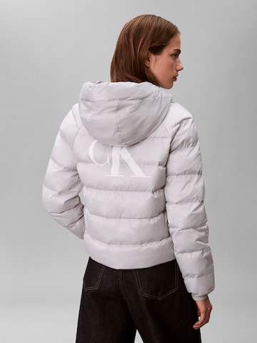 Calvin Klein Jeans Tussenjas in Grijs: voorkant