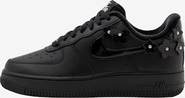 Nike Sportswear Sneakers laag 'AIR FORCE 1 '07' in Zwart: voorkant