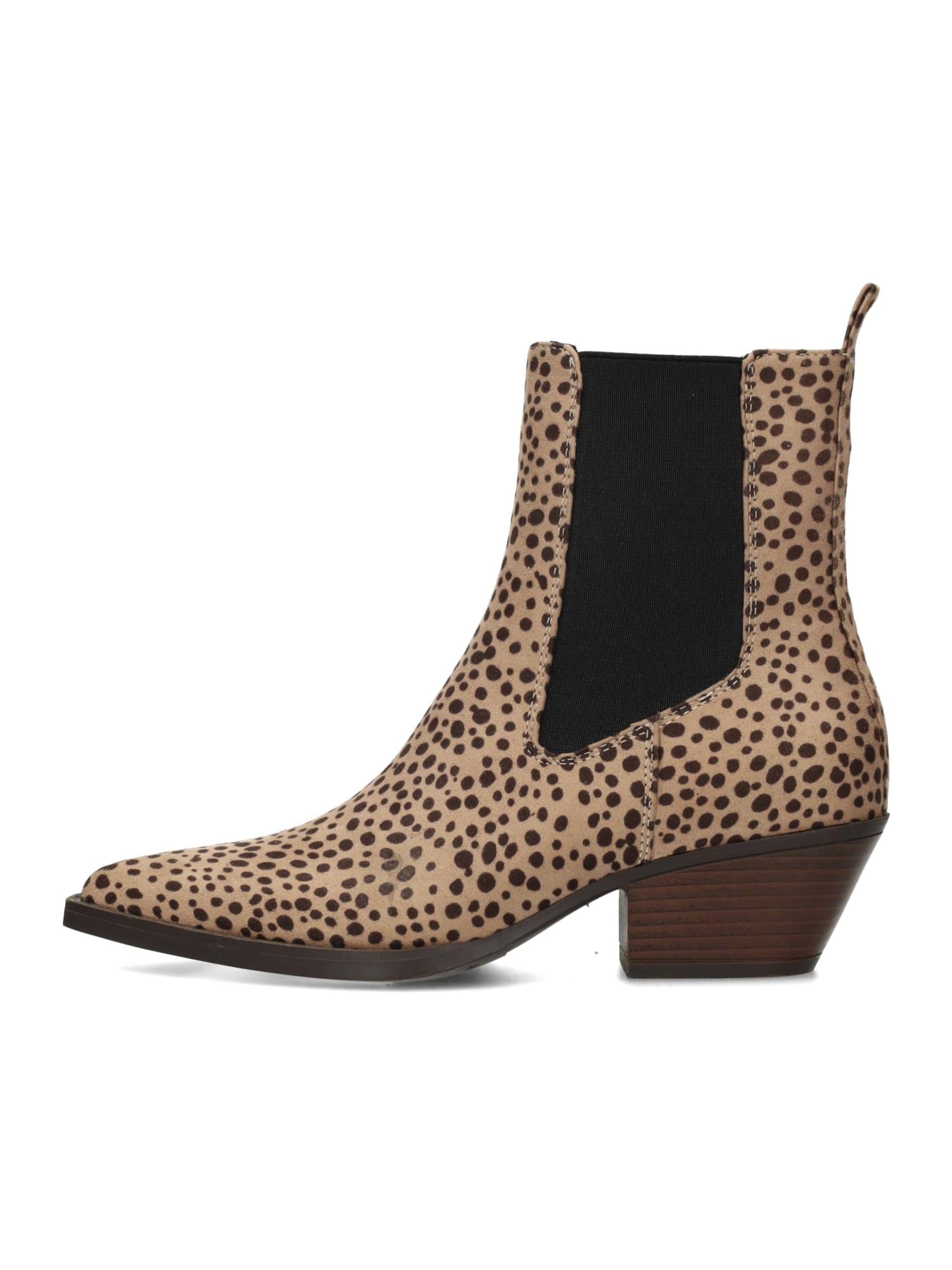 POSH by Poelman Chelsea boots 'CARMEN' in Beige: front