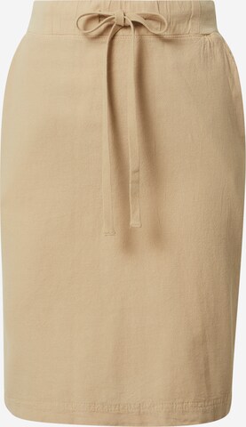 Kaffe Rok 'Naya' in Beige: voorkant