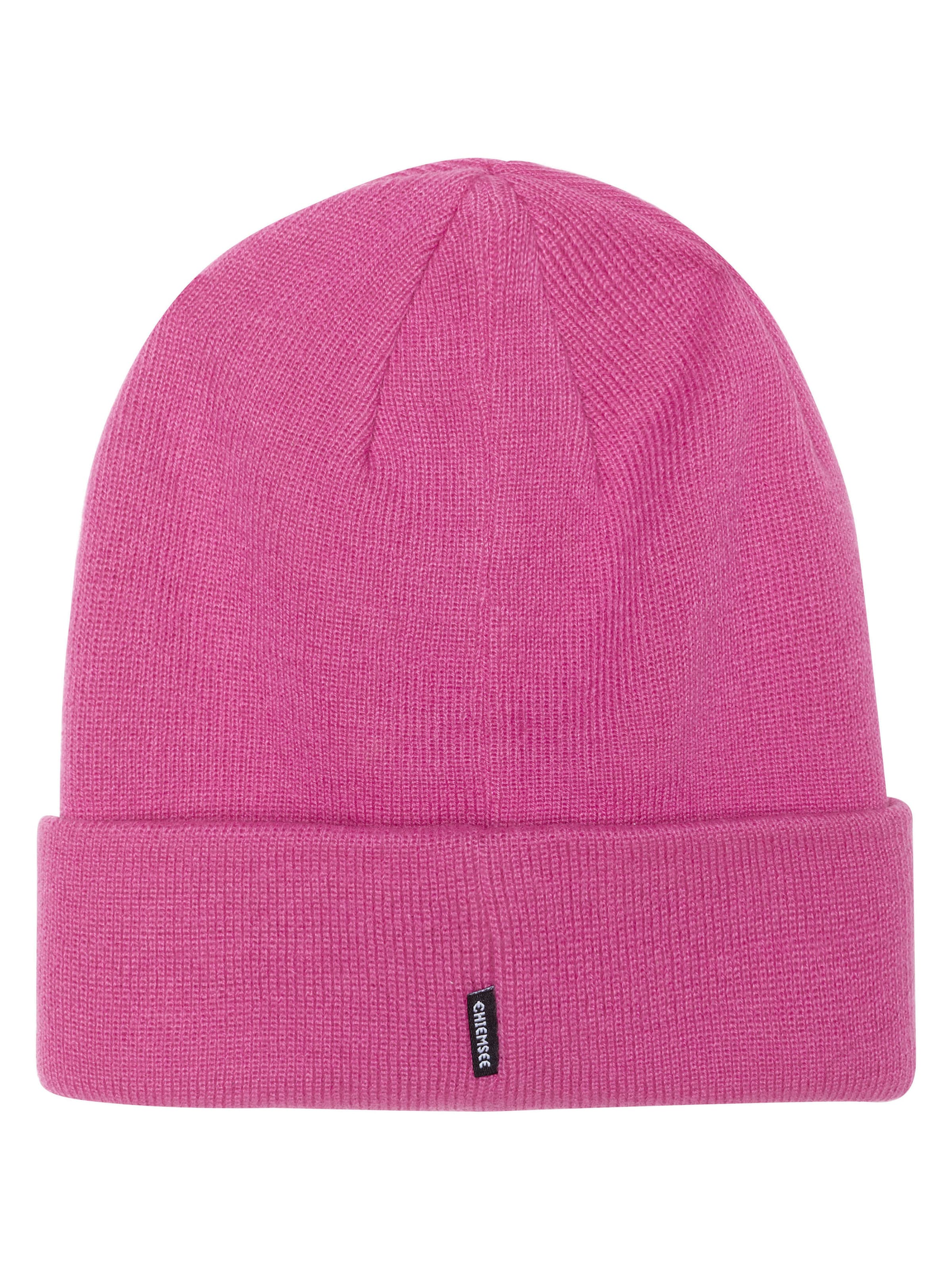 CHIEMSEE Beanie ' mit Umschlagbund ' in Pink
