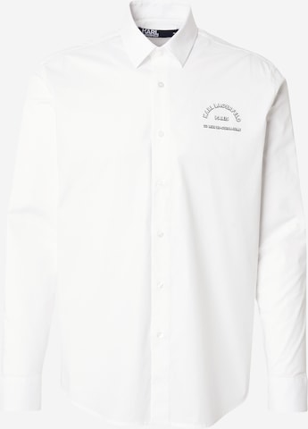 balta Karl Lagerfeld Standartinis modelis Marškiniai: priekis