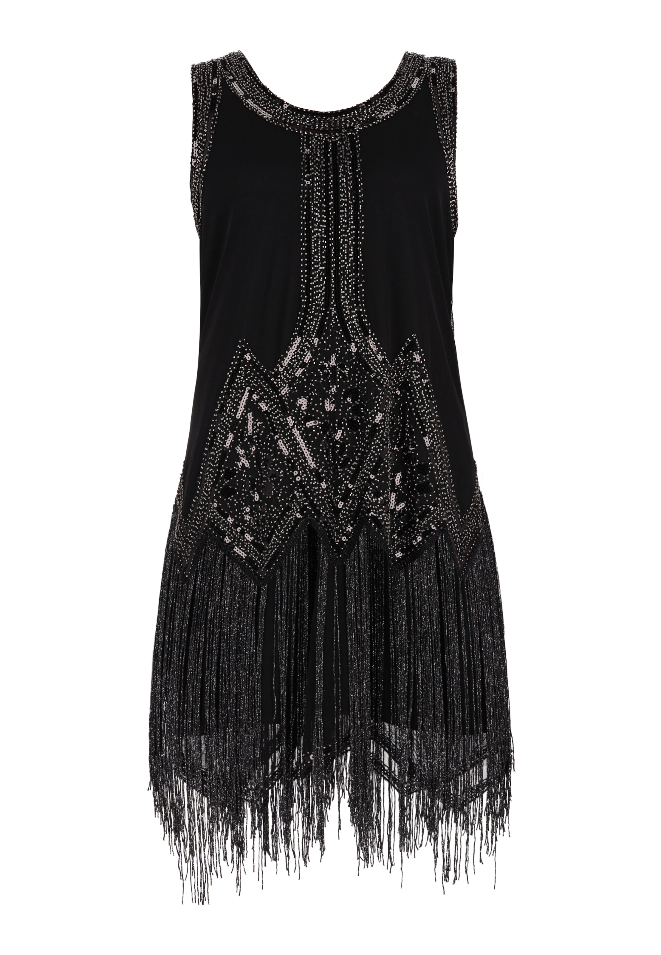 Robe de cocktail NAEMI en noir : devant