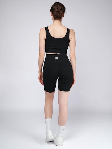 Fortex Fitness Skinny Leggings 'Essential Seamless Shorts' in Zwart