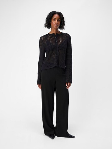 OBJECT Gebreid vest in Zwart