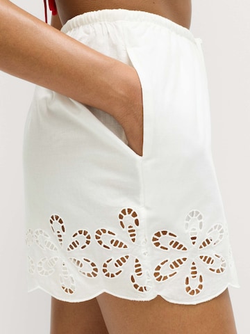 Marks & Spencer Regular Broek in Wit