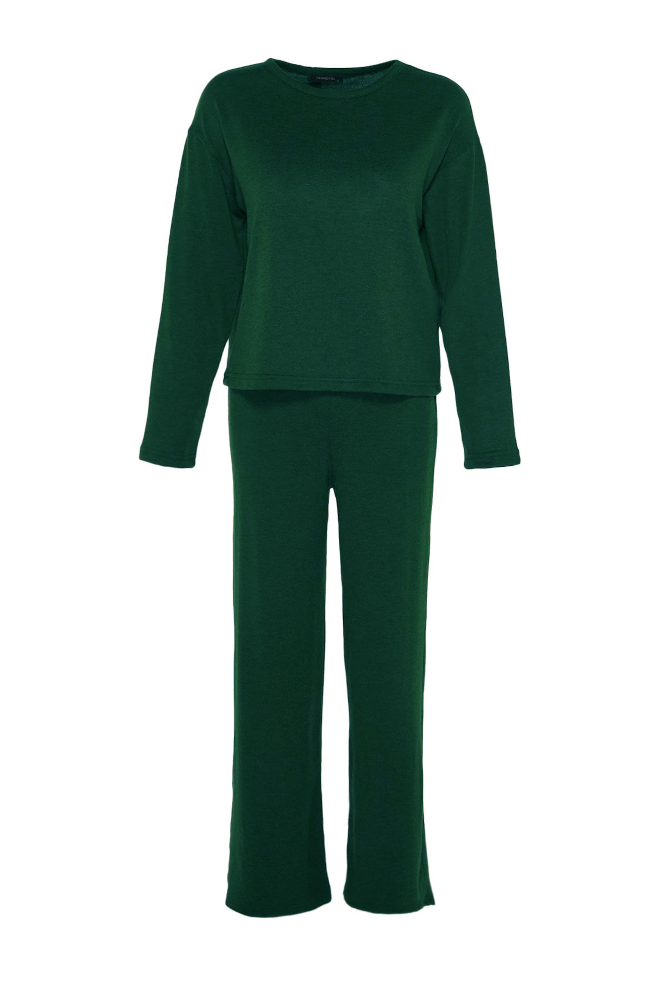 Trendyol - Pijama en verde: frente