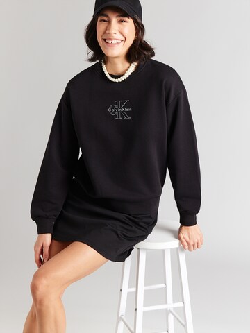 Calvin Klein Jeans Tréning póló - fekete: elől