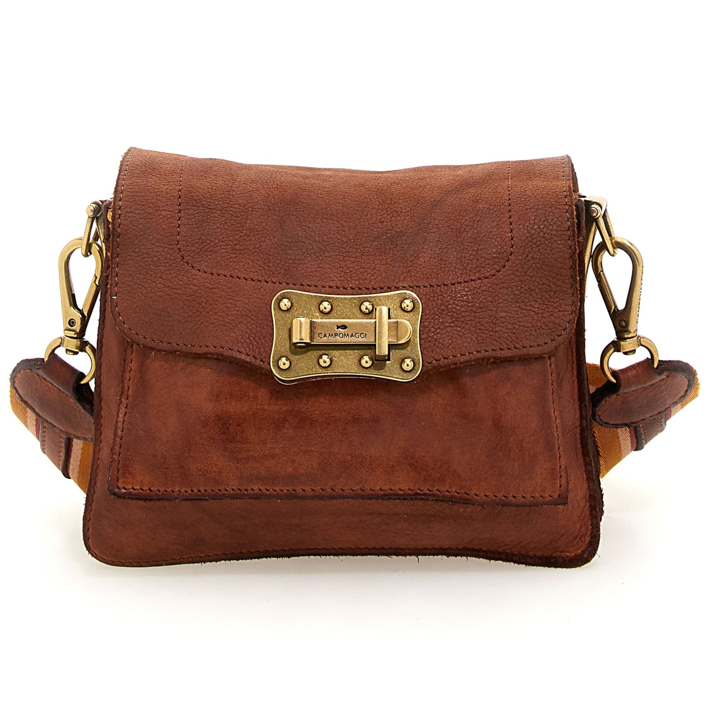 Campomaggi Shoulder bag 'Donna' in Brown: front