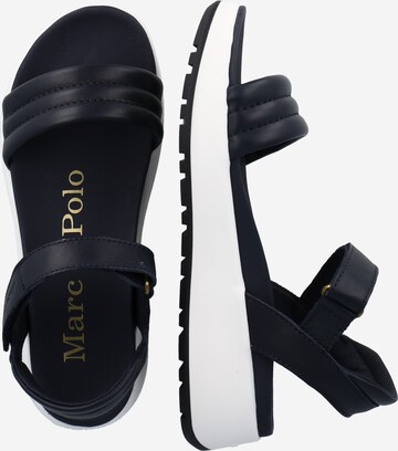 Marc O'Polo Sandals 'Sporty' in Blue