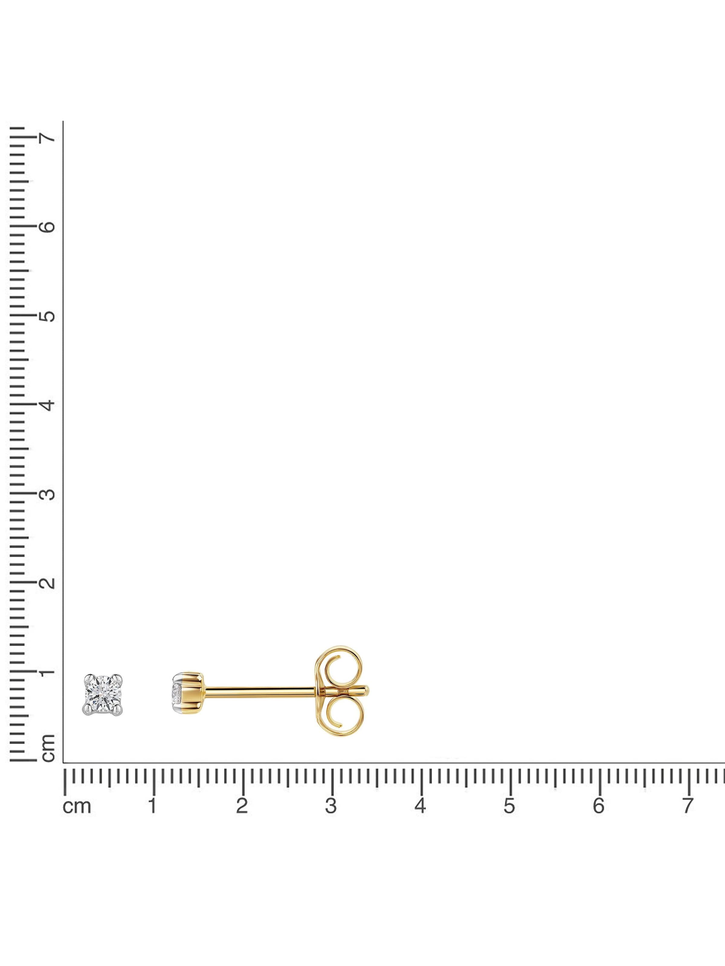 Boucles d'oreilles Diamonds by Ellen K. en jaune