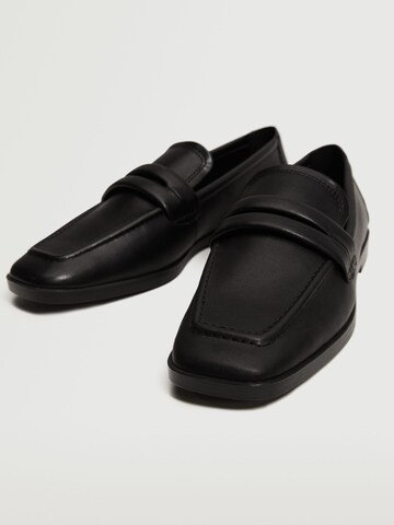 MANGO Slipper 'Curso' in Schwarz