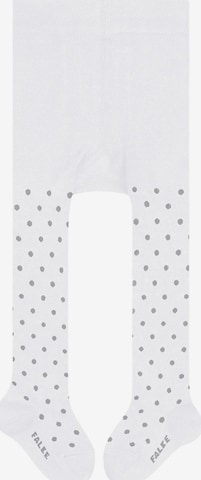 FALKE Tights 'Little Dot' in White: front