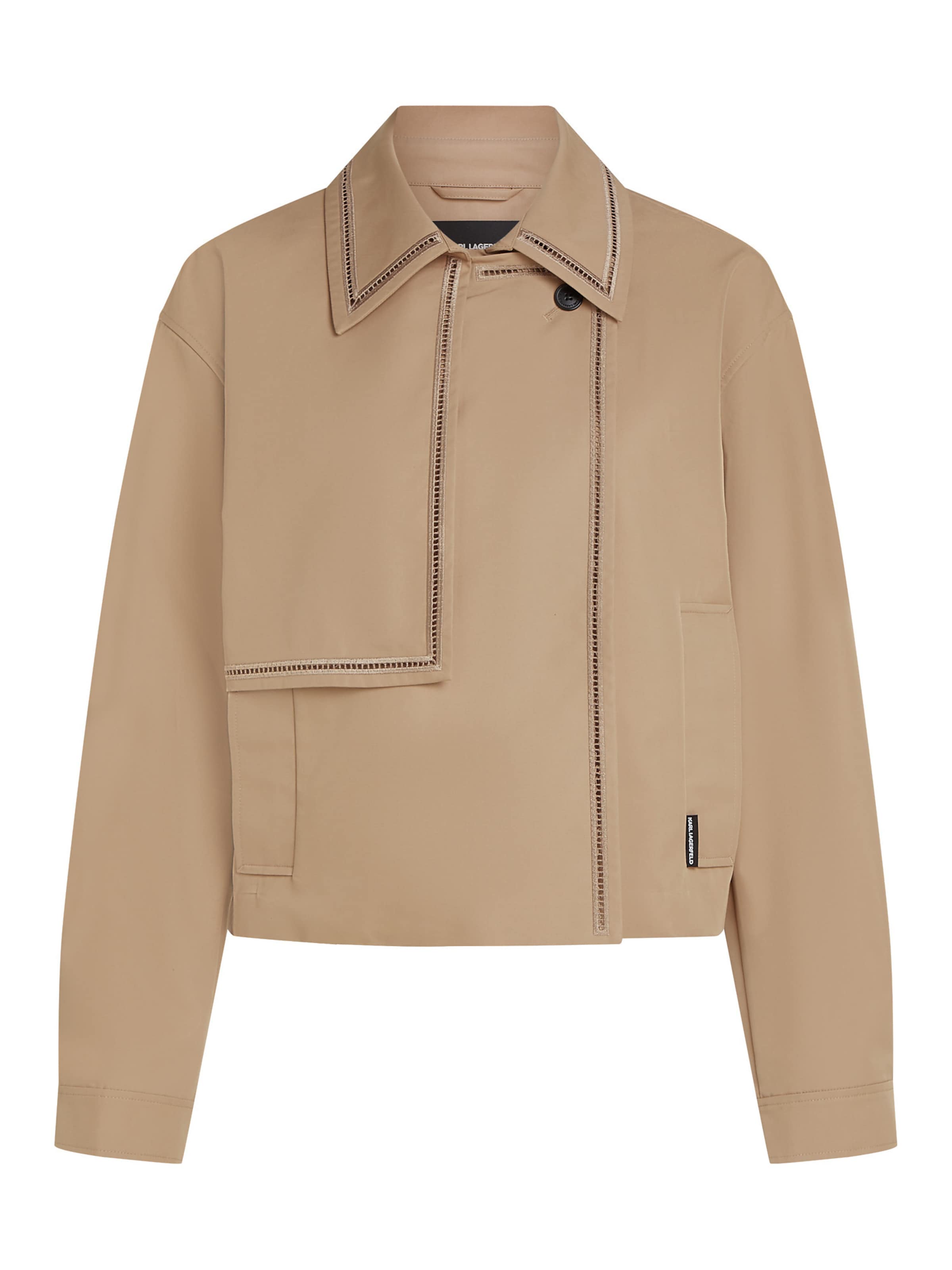 Karl Lagerfeld Mantel in Braun: Vorderseite