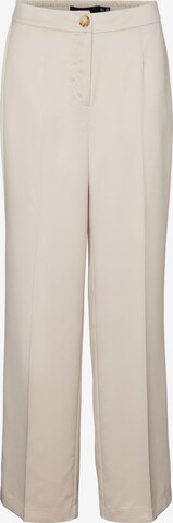 VERO MODA Regular Pressveckad byxa 'Uvita' i beige: framsida