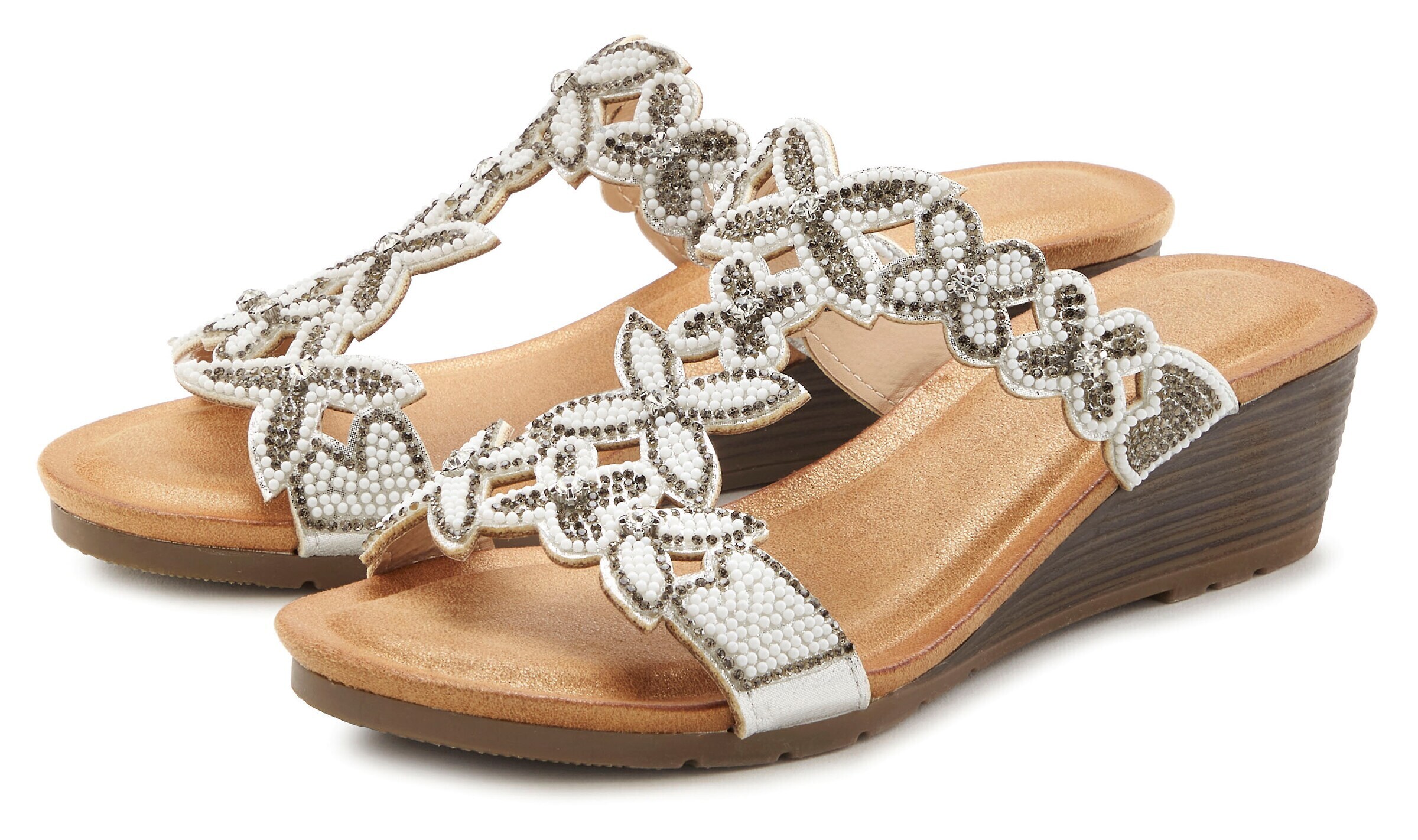 VIVANCE Pantolette in Weiß