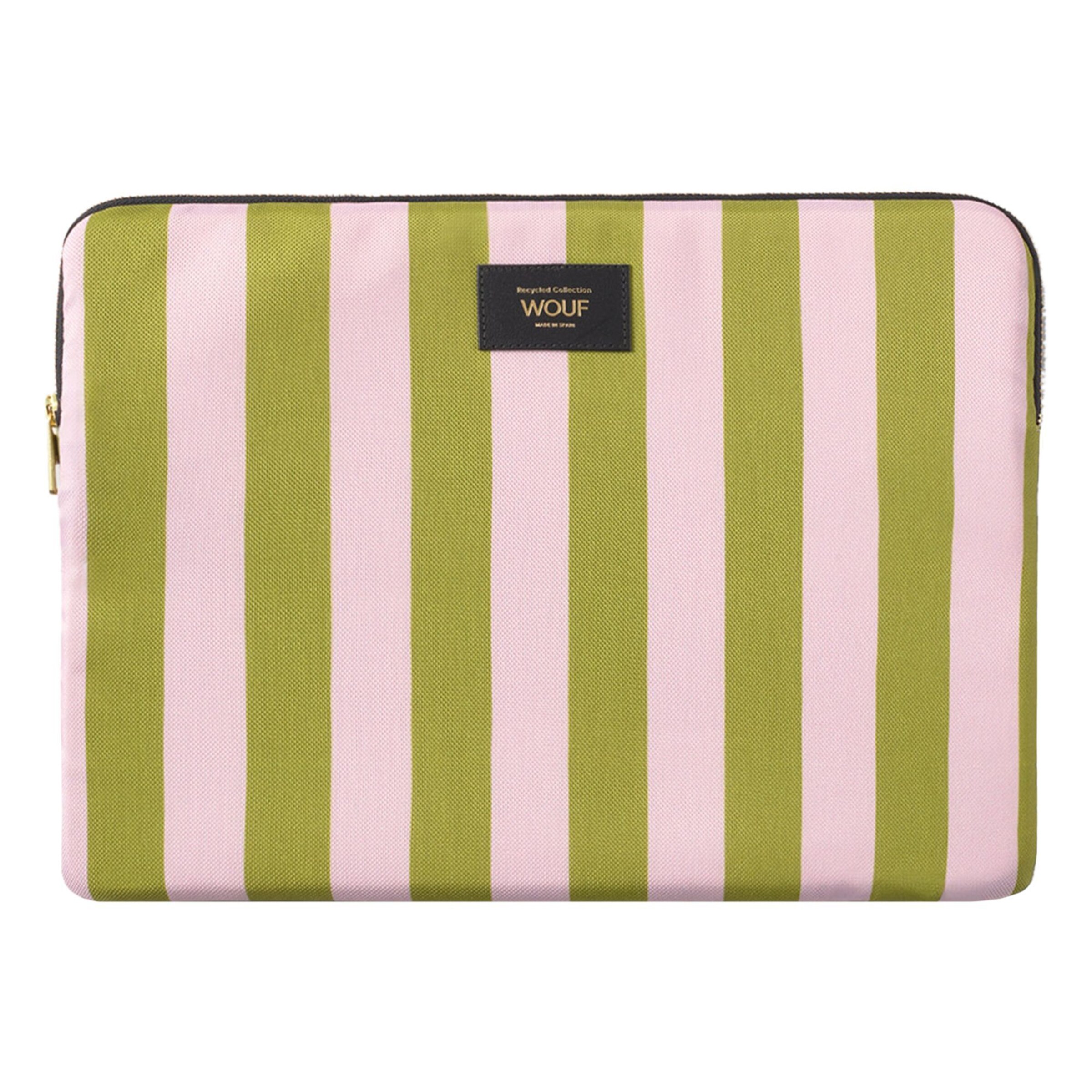 Wouf Laptoptas in Roze: voorkant