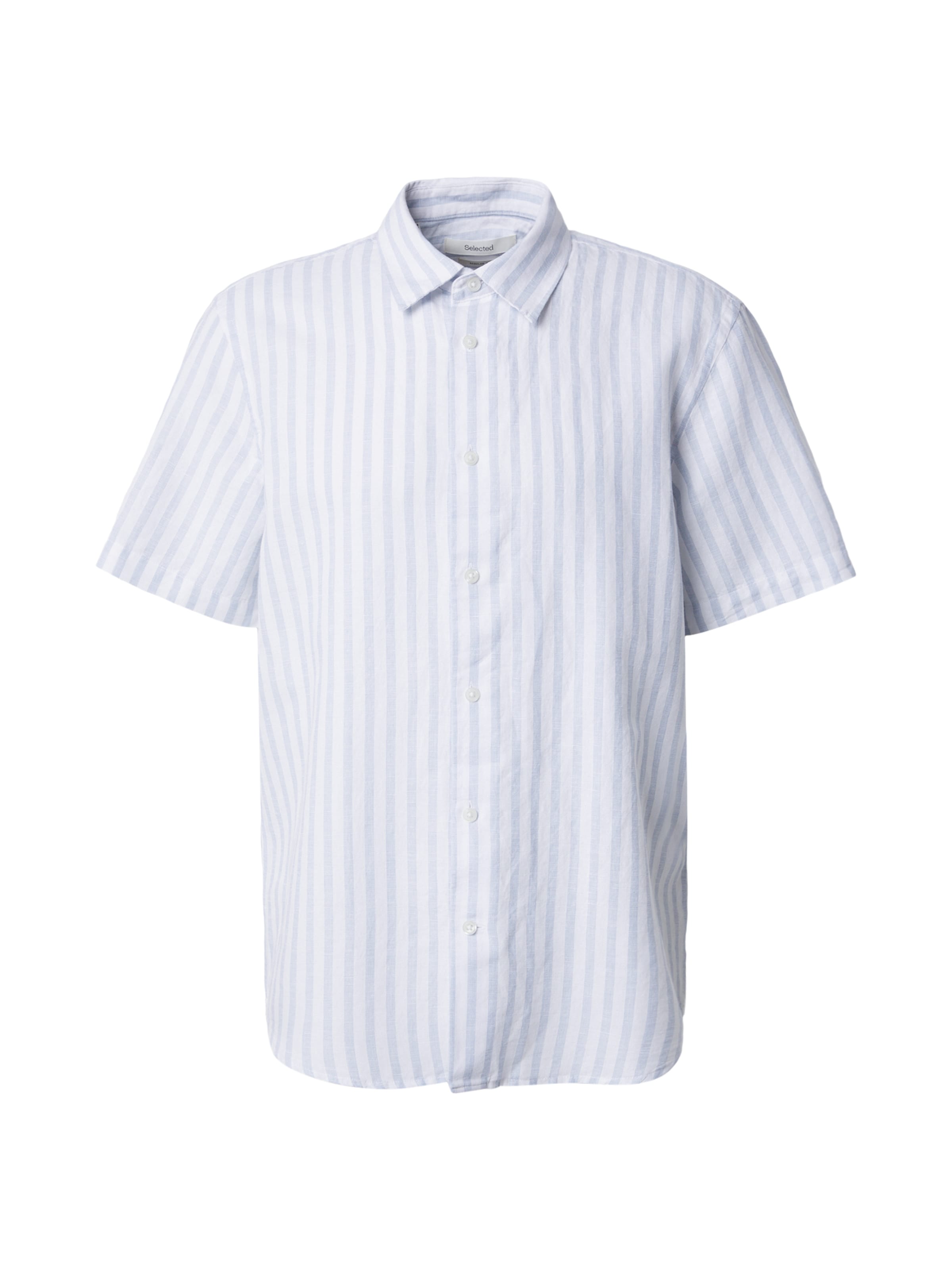 SELECTED Button Up Shirt 'SLHCLAY' in XS in Smoke blue / White, Item view