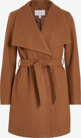 VILA Between-Seasons Coat 'Director Lus' in Brown: front