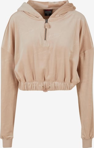 FUBU Sweatshirt in Beige: voorkant