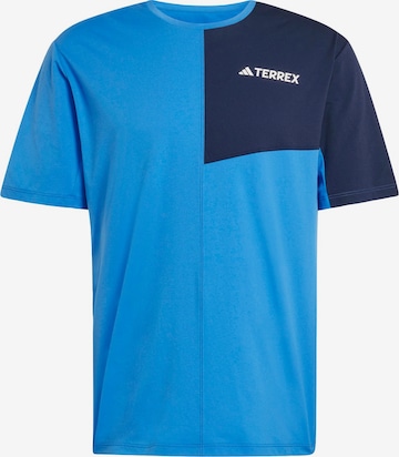 ADIDAS TERREX Funktionsshirt 'Multi' in Blau: Vorderseite