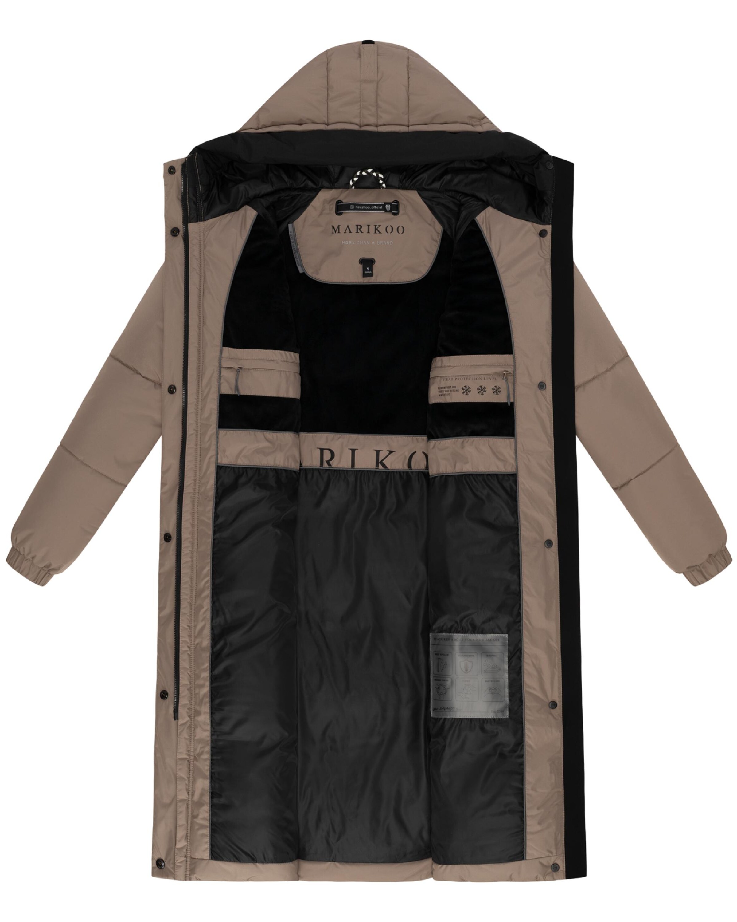 Cappotto invernale 'Yaskaa 16' di MARIKOO in grigio