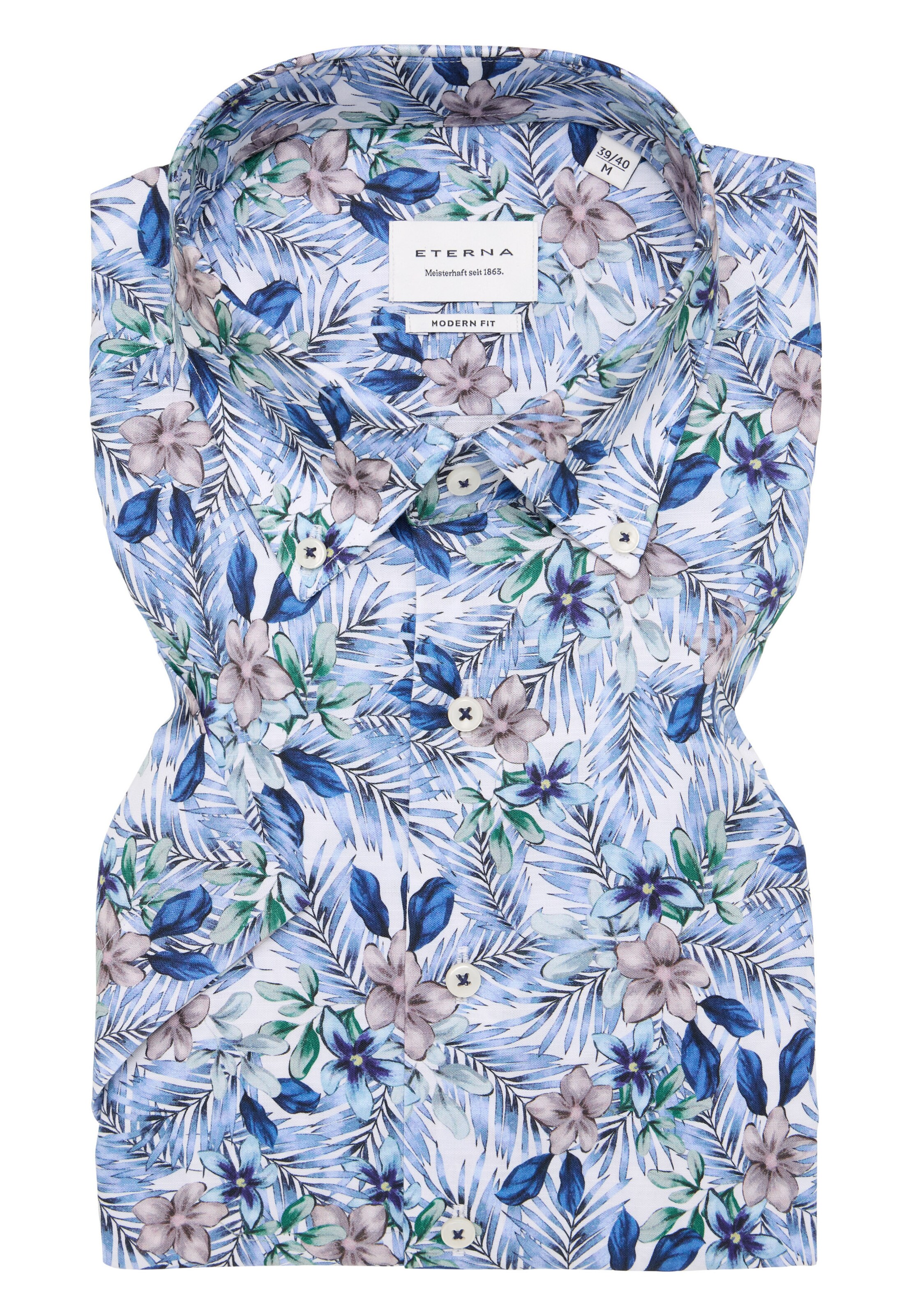 ETERNA Regular fit Business shirt in Blue