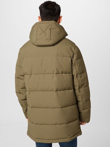 zaļš TOMMY HILFIGER Ziemas parka