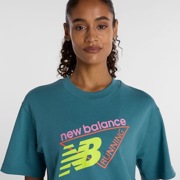 new balance T-Shirt 'Classic' in Blau