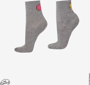 CALZEDONIA Socks ' The Simpson' in Grau: predná strana