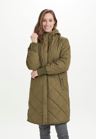 Weather Report Outdoor Jacket 'Matilde' in Green: front