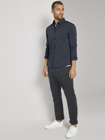 TOM TAILOR Regular Fit Hemd in Blau