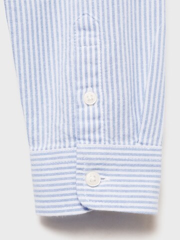 MANGO KIDS Regular fit Риза в синьо