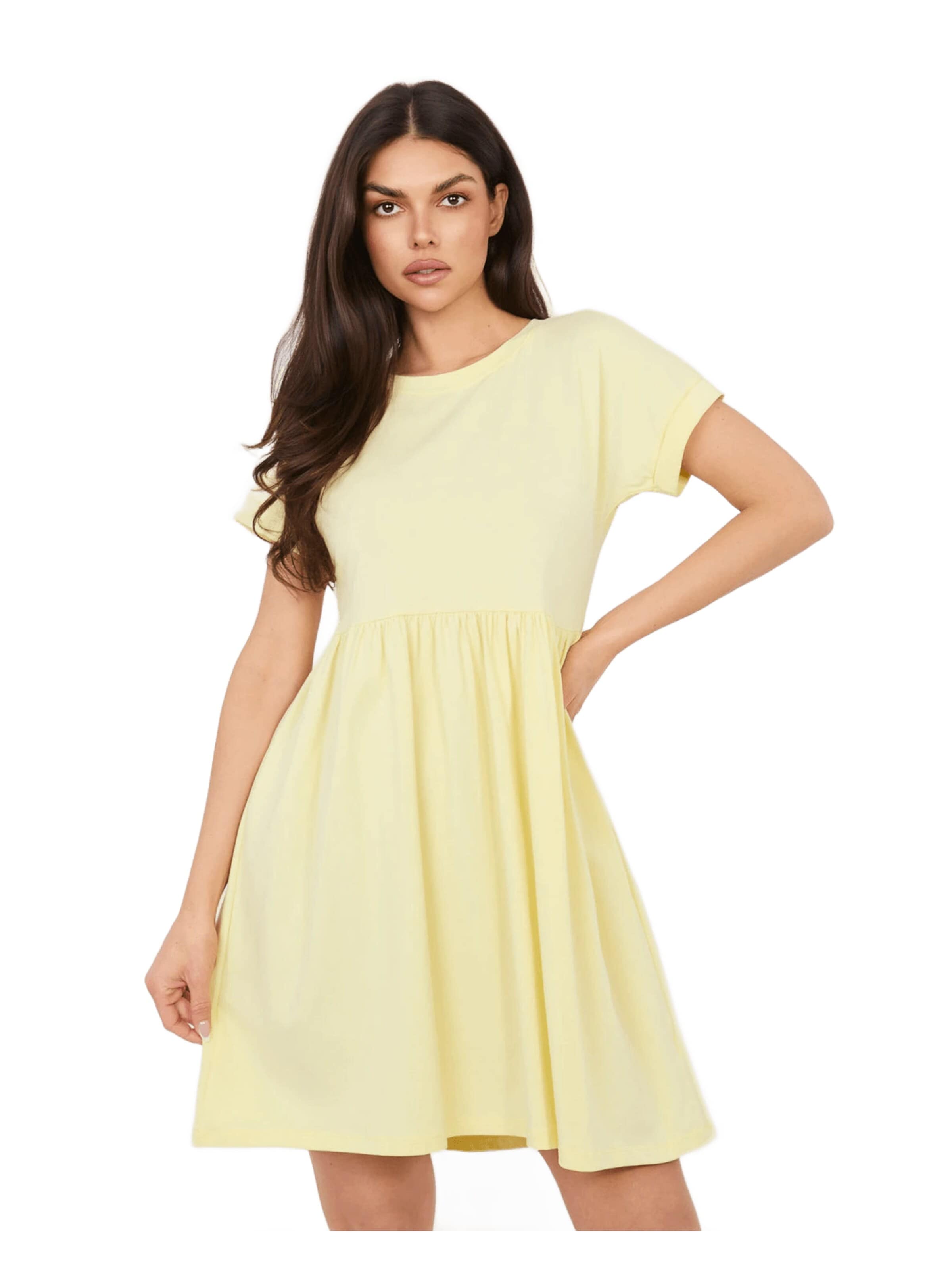 amorubi.com Dress in Yellow: front