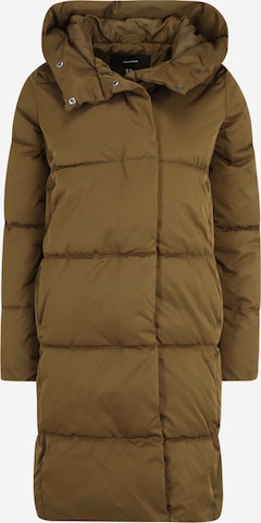 Vero Moda Tall Wintermantel 'STELLA' in Groen: voorkant