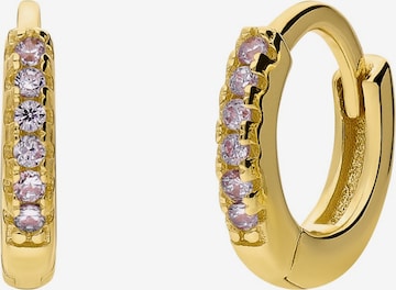 Lucardi Ohrringe in Gold: Vorderseite