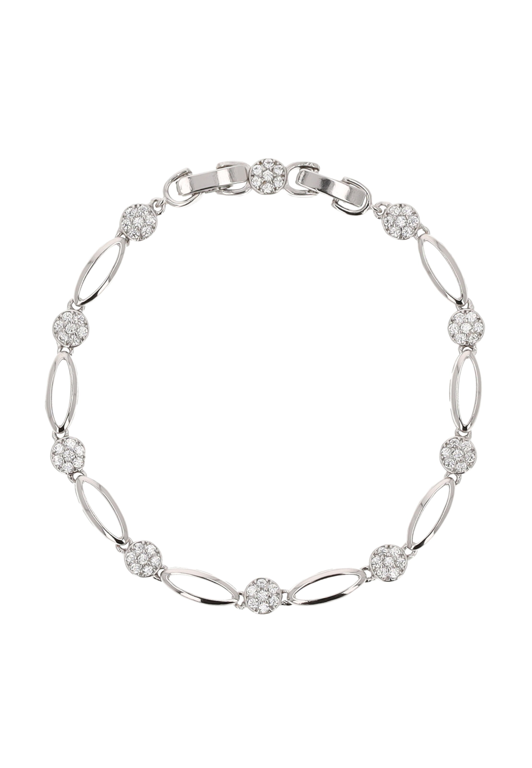 faina - Pulseira em prata: frente