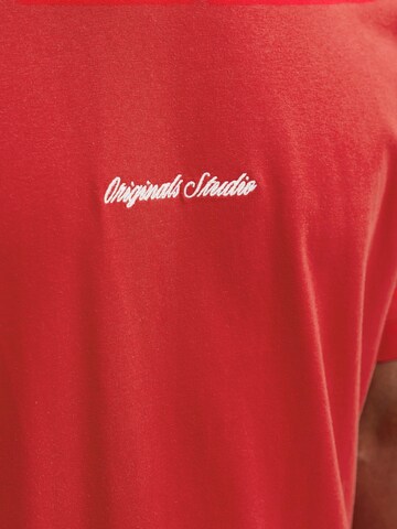 JACK & JONES Shirt 'JORNorrebro' in Rood