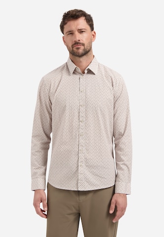 No Excess Regular fit Button Up Shirt in White: front
