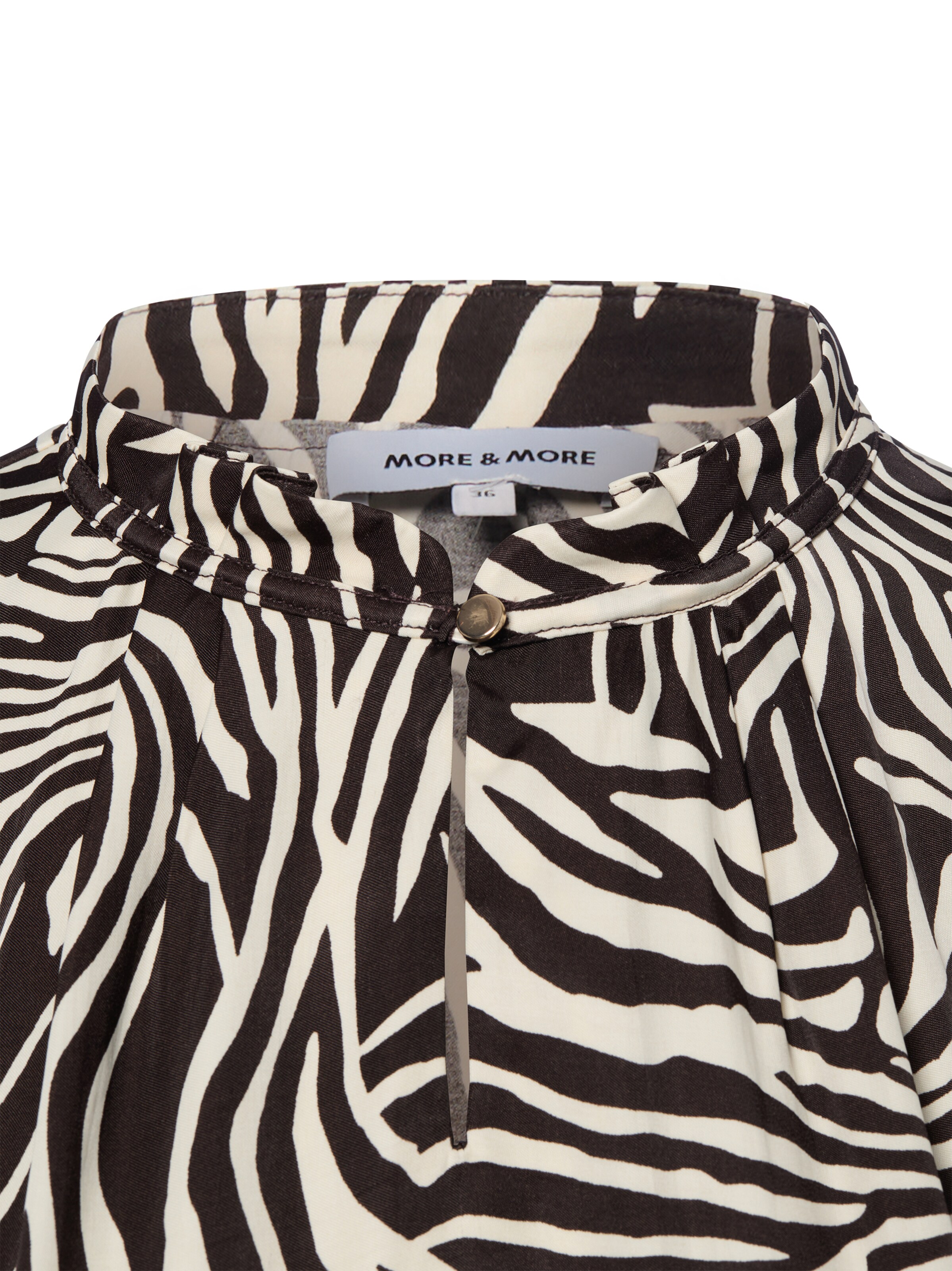 MORE & MORE Bluse in Braun