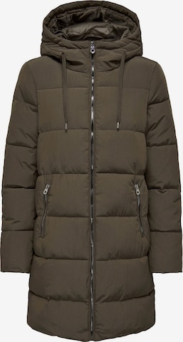ONLY Winter Coat 'Dolly' in Brown: front