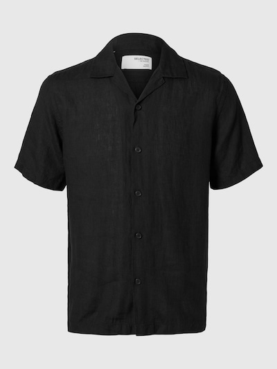 SELECTED Button Up Shirt in Black, Item view