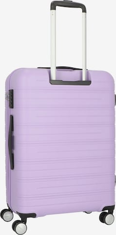 American Tourister Trolley in Lila: voorkant