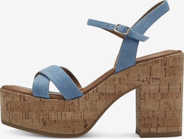 TAMARIS Sandalen met riem in Blauw