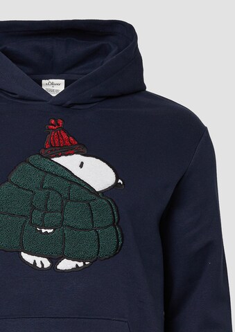 Sweat-shirt s.Oliver en bleu