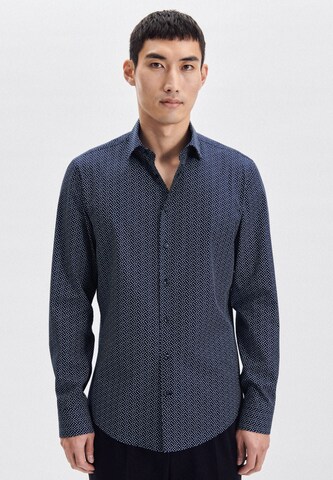 SEIDENSTICKER Regular fit Business Shirt in Blue: front