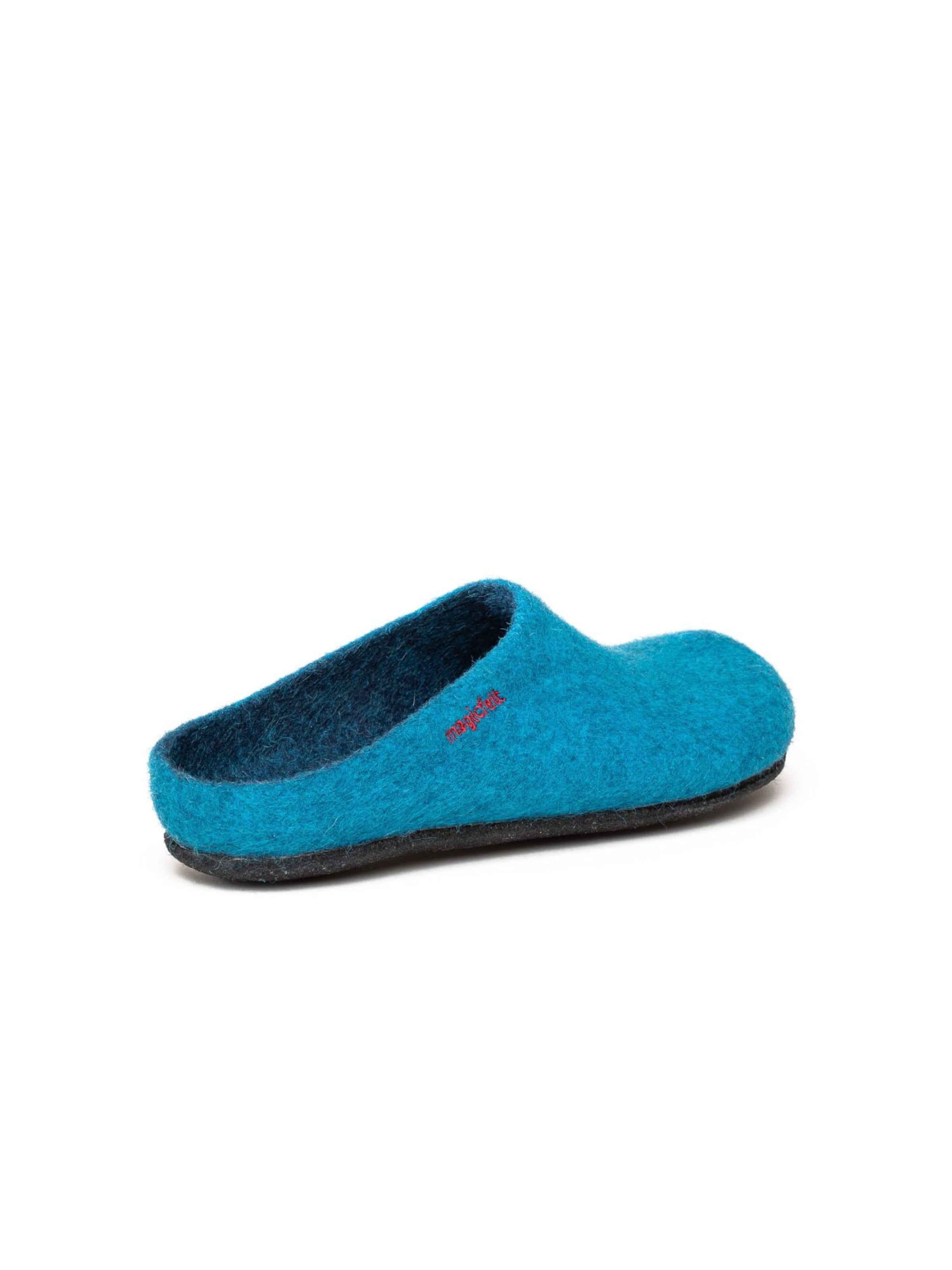 MagicFelt Slippers 'Filzpantoffel Magicfelt 709' in Green